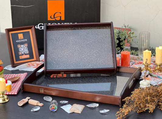 Modern Wooden Tray - Ghonem Group