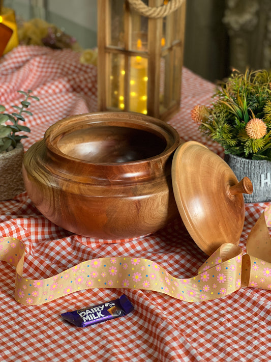 Wooden Pot