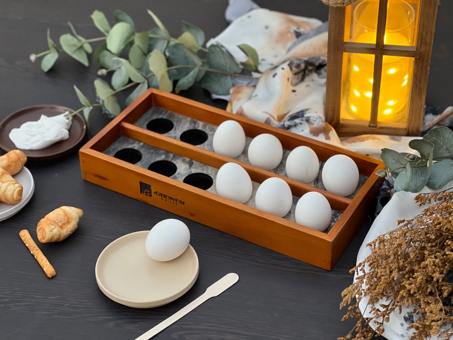 Wooden Egg Holder - Ghonem Group
