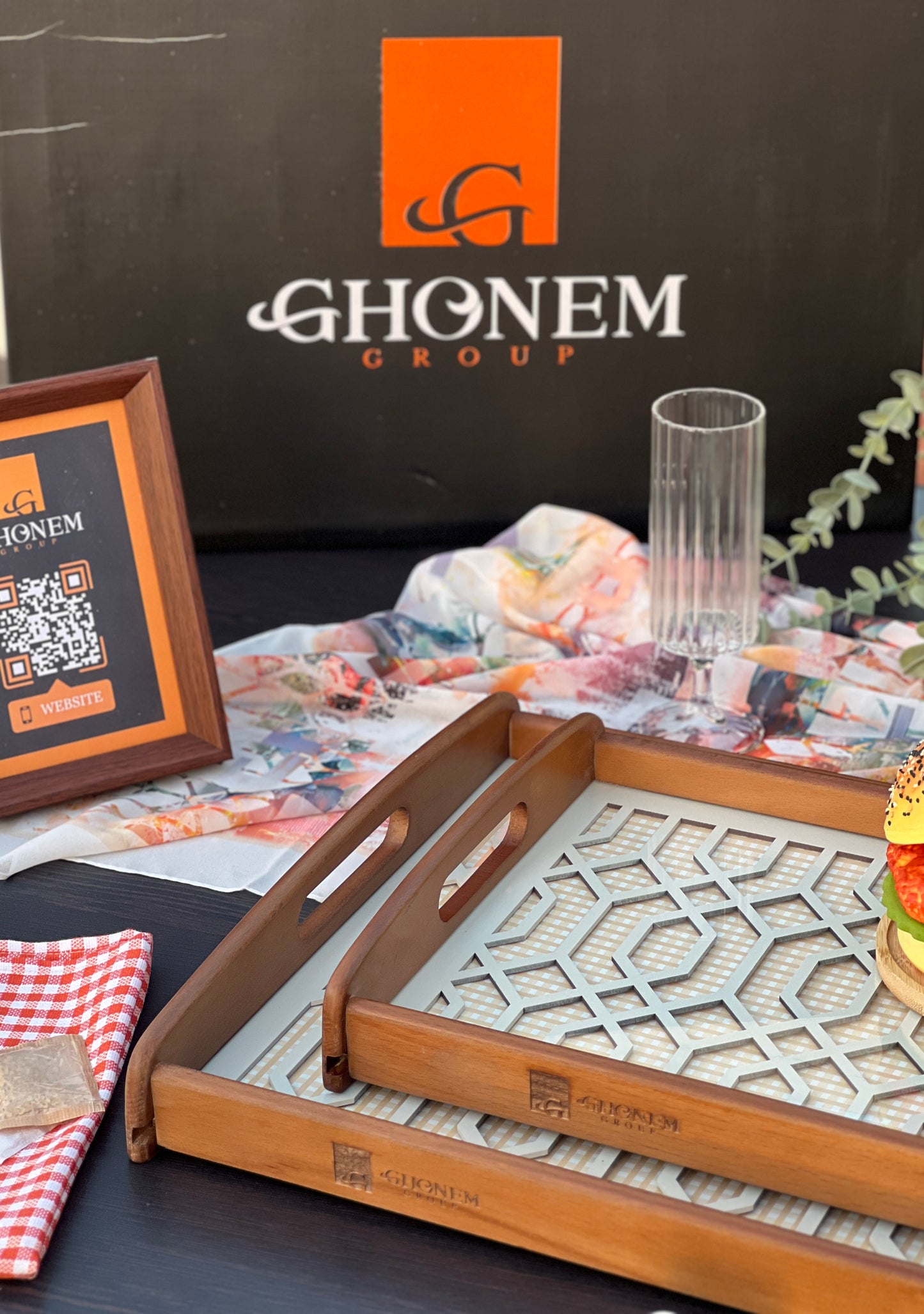Four Season Wooden Tray - Ghonem Group