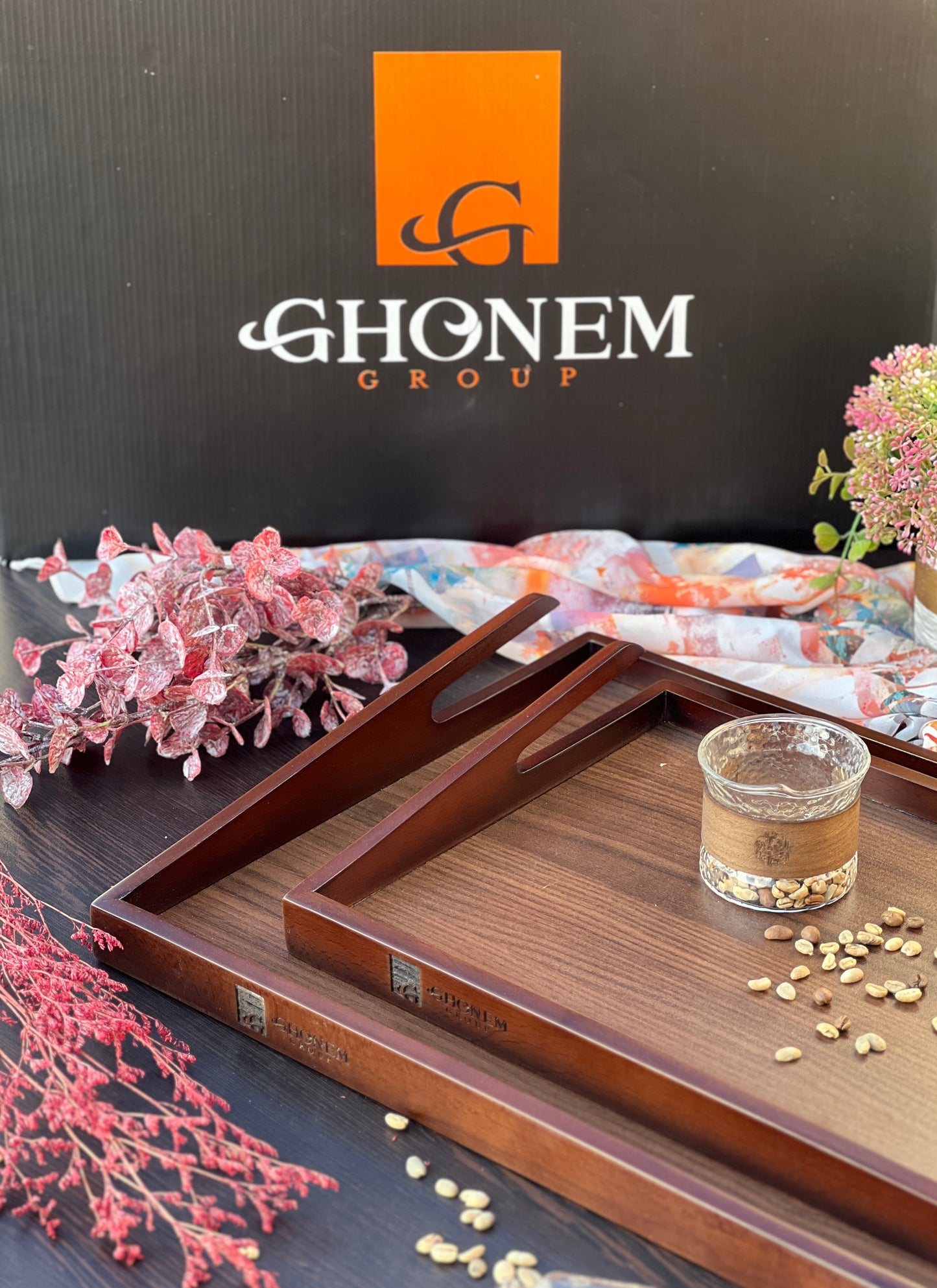 Ghazala Wooden Tray