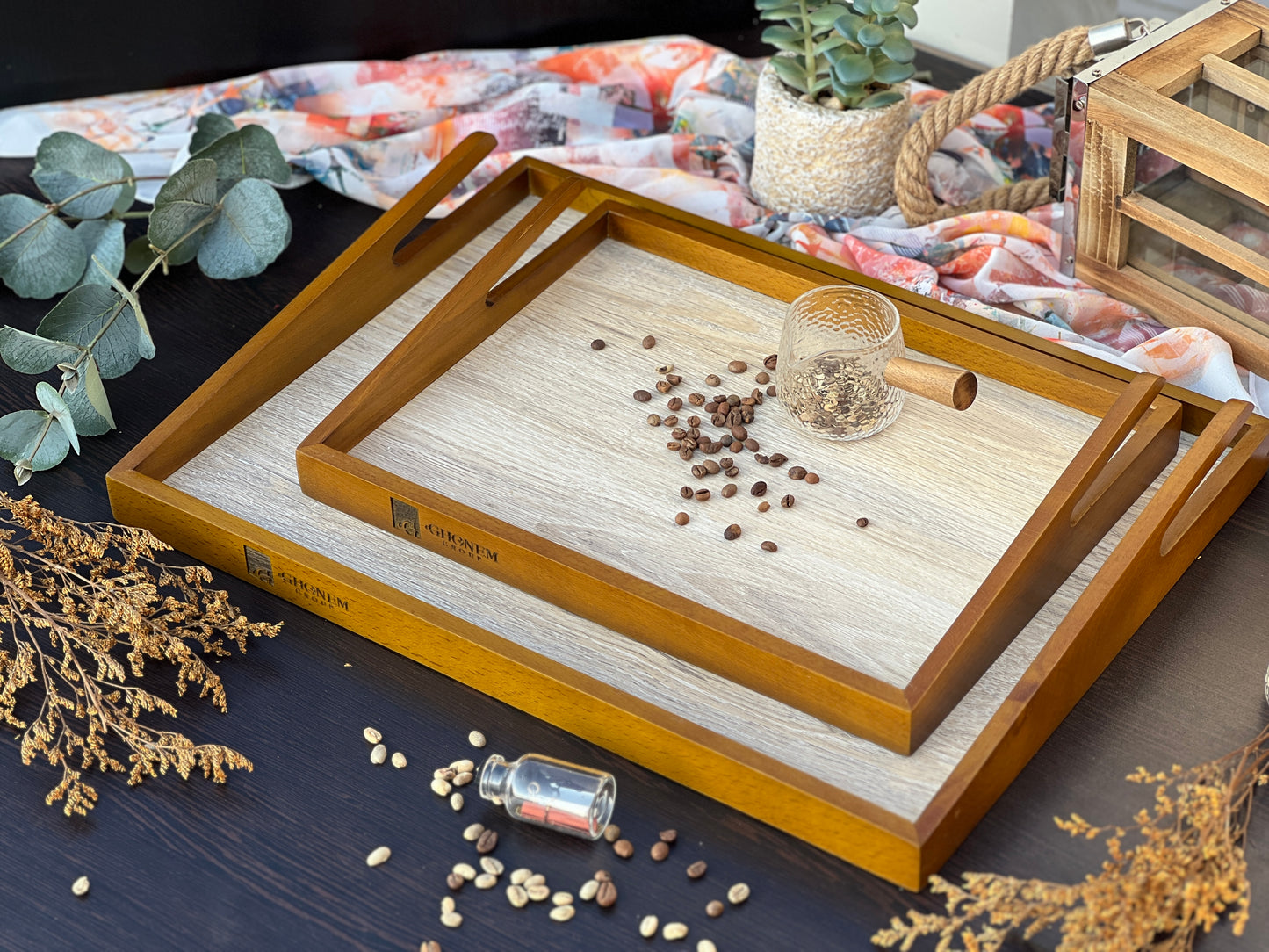Ghazala Wooden Tray