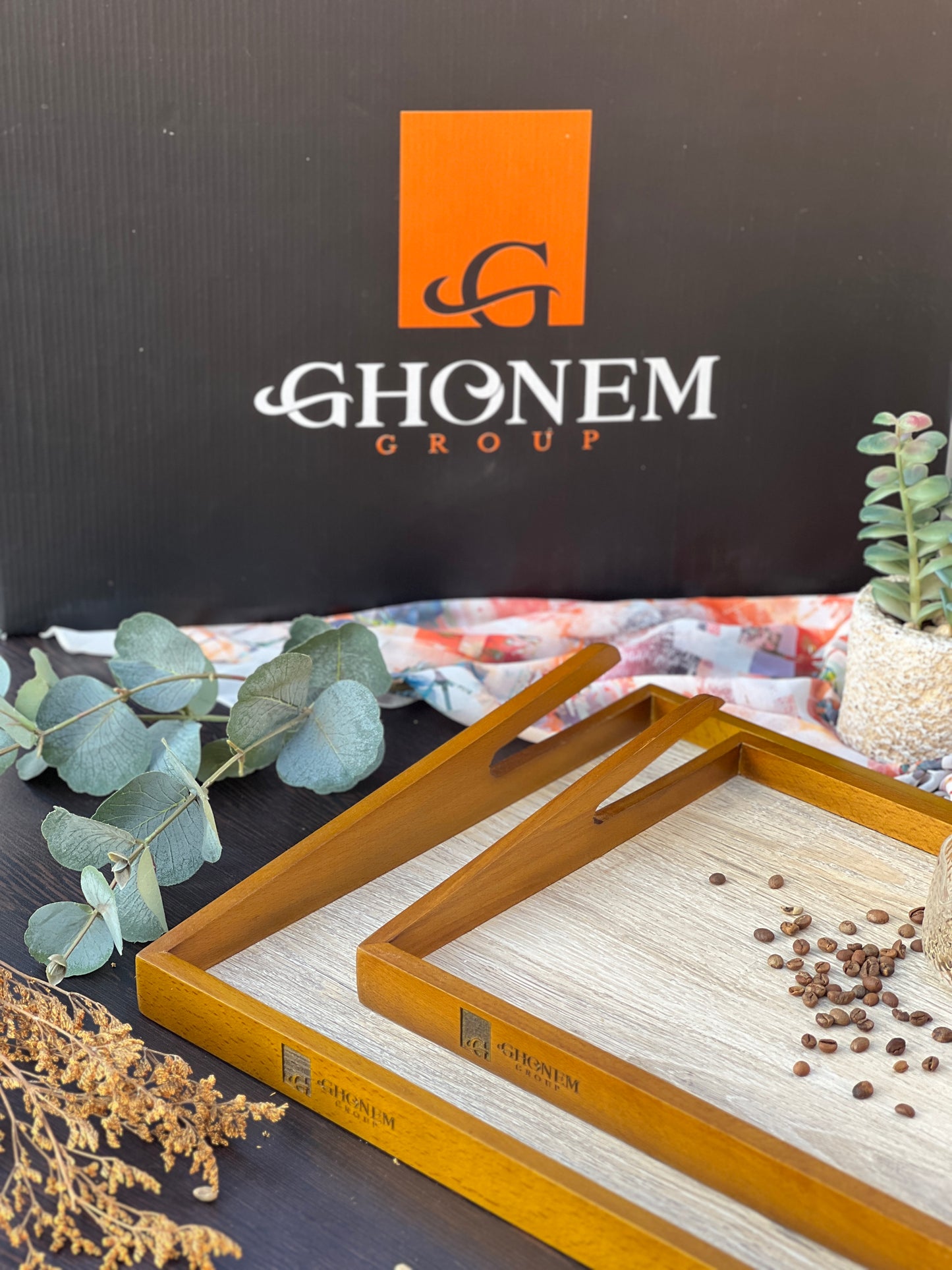 Ghazala Wooden Tray