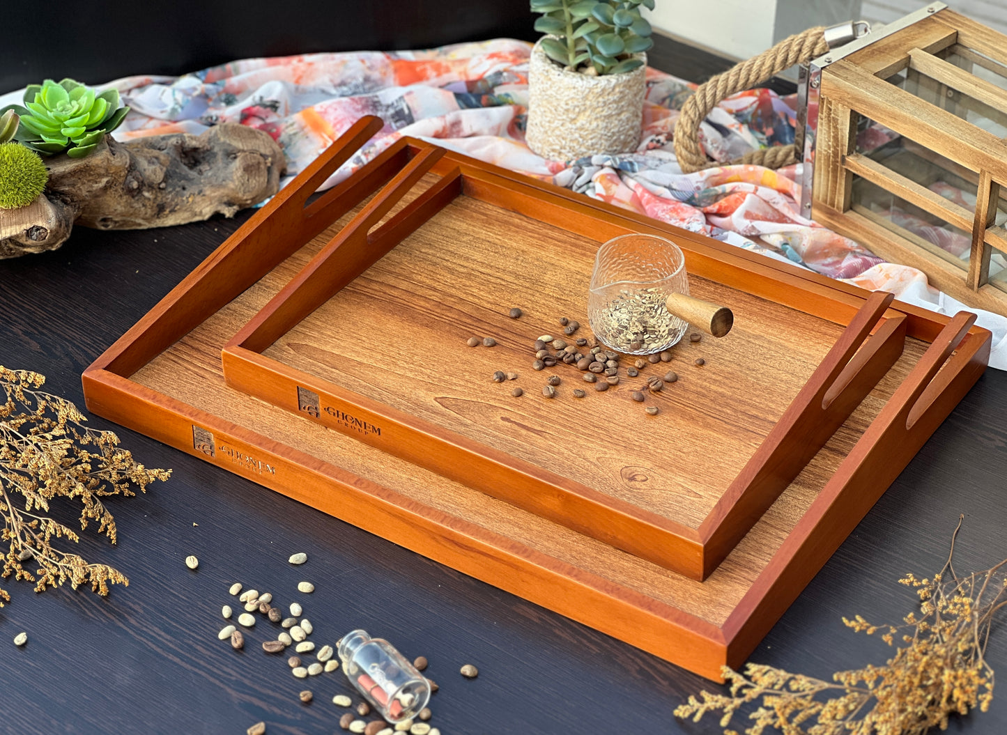 Ghazala Wooden Tray