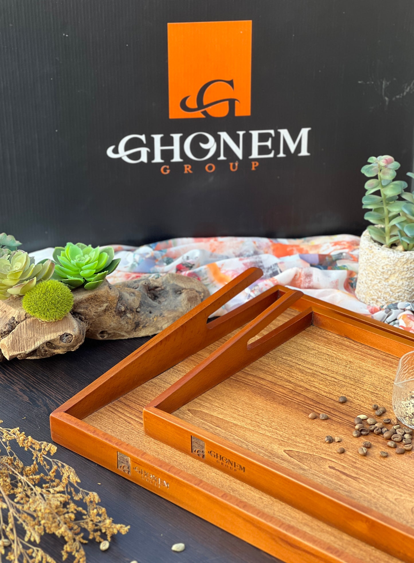 Ghazala Wooden Tray