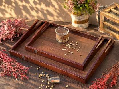 Ghazala Wooden Tray - Ghonem Group