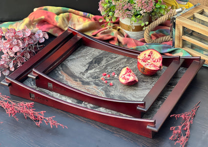 New Classic Wooden Tray - Ghonem Group