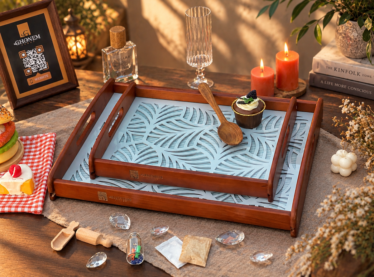 Four Season Wooden Tray - Ghonem Group