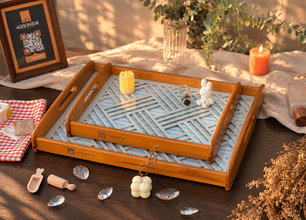 Four Season Wooden Tray - Ghonem Group