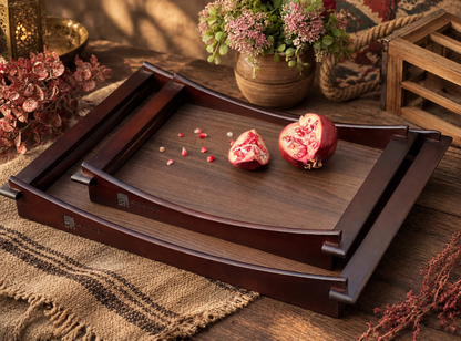 New Classic Wooden Tray - Ghonem Group