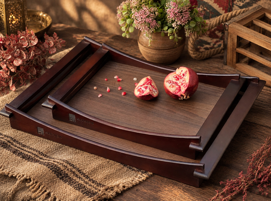 New Classic Wooden Tray - Ghonem Group