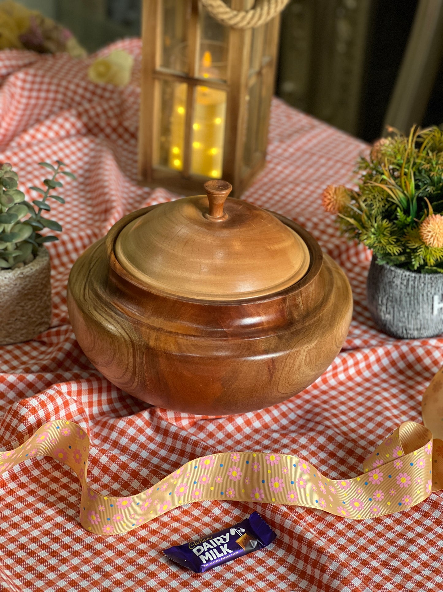 Wooden Pot