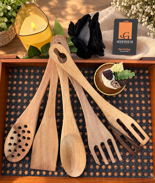 Wood Serving Set - Ghonem Group