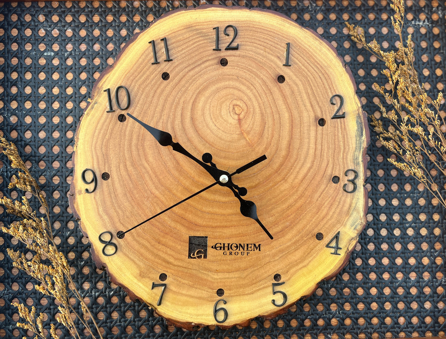 Wooden Wall Clock - Ghonem Group