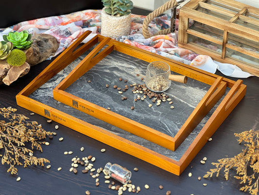 Ghazala Wooden Tray